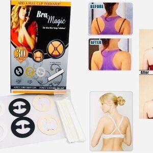 Magic Strap Clips - Black, White, Cream